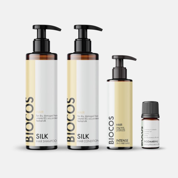 Rinkinys SLENKANTIEMS plaukams