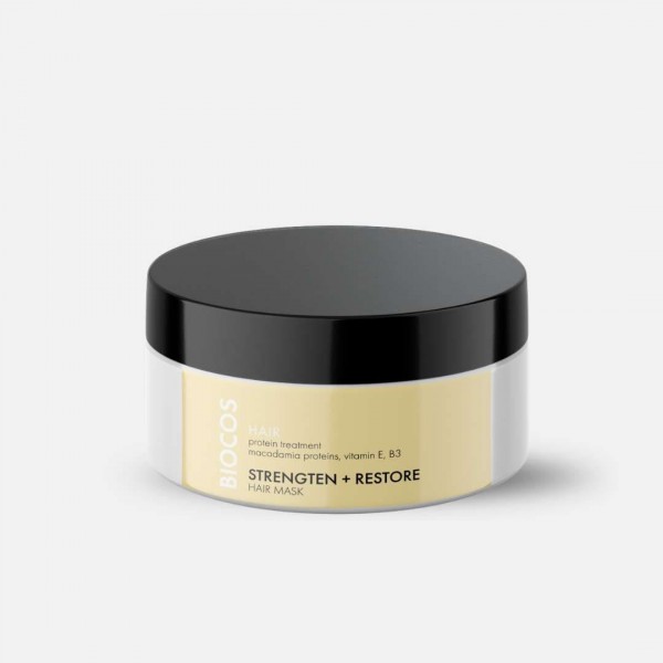 makadamiju kaukė plaukams